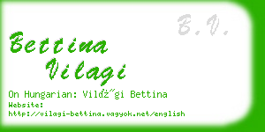 bettina vilagi business card